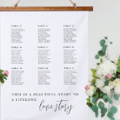 Elegant Extra Tables Wedding Seding Chart Hangend Wandkleed