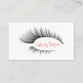 Elegant Eyelash-Visitekaartjes Visitekaartje (Voorkant)