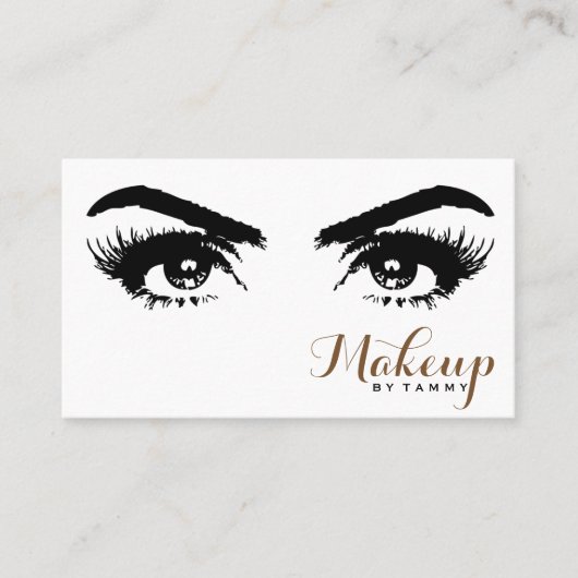 Elegant Eyes sluit de professionele marktartiest a Visitekaartje (Voorkant)