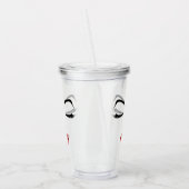 Elegant Face Acryl Drinkbeker (Links)