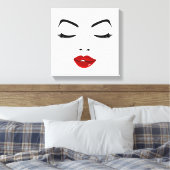 Elegant Face Canvas Afdruk (Insitu (Slaapkamer))