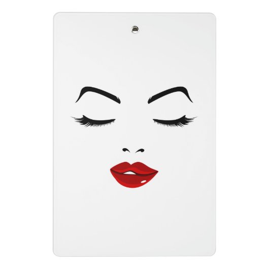 Elegant Face Mini Klembord (Achterkant)