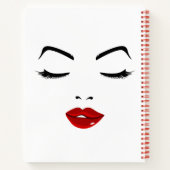 Elegant Face Notitieboek (Achterkant)