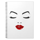 Elegant Face Notitieboek (Voorkant)