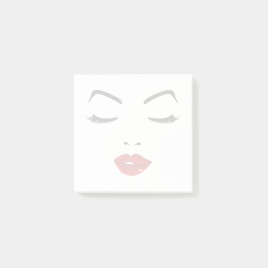 Elegant Face Post-it® Notes (Voorkant)