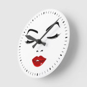 Elegant Face Ronde Klok (Hoek)