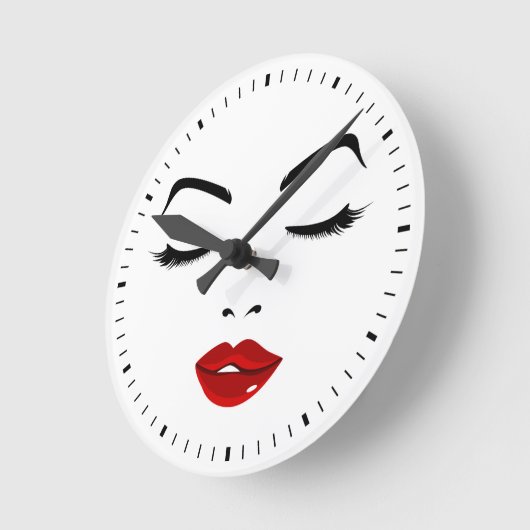 Elegant Face Ronde Klok (Hoek)