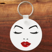 Elegant Face Sleutelhanger (Voorkant)