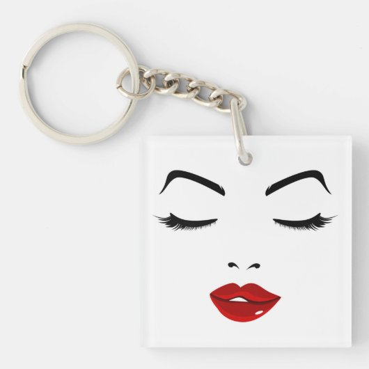 Elegant Face Sleutelhanger (Voorkant)