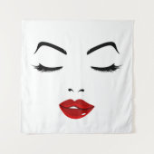 Elegant Face Wandkleed (Voorkant)