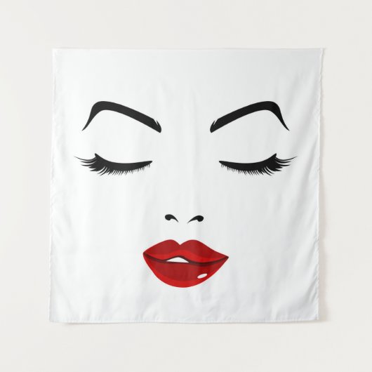 Elegant Face Wandkleed (Voorkant)