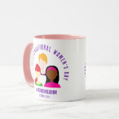 Elegant Faces Internationale Vrouwendag 8 maart Mok (Voorkant links)