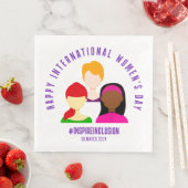 Elegant Faces Internationale Vrouwendag 8 maart Servet (Insitu)