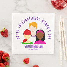 Elegant Faces Internationale Vrouwendag 8 maart Servet