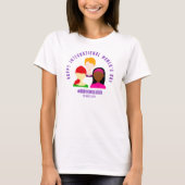 Elegant Faces Internationale Vrouwendag 8 maart T-shirt (Voorkant)