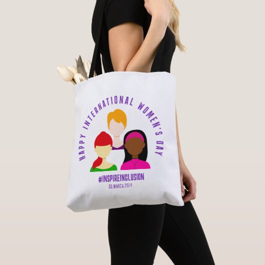 Elegant Faces Internationale Vrouwendag 8 maart Tote Bag (Dichtbij)