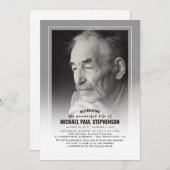 Elegant Faded Fotobegrafenisuitnodiging Kaart (Voorkant / Achterkant)