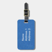 Elegant Fairy Butterfly Wings Golden Dress Bagagelabel (Voorkant verticaal)