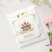 Elegant Fairytale Prince Castle Baby Shower Bedankzakje (Gezegeld)