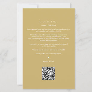 Elegant Fake Gold Floral Wreated Initialen