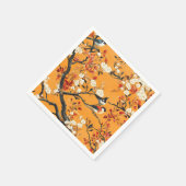 Elegant Fall Chinoiserie Paper Plate Servet (Hoek)