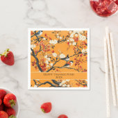 Elegant Fall Chinoiserie Paper Plate Servet (Insitu)