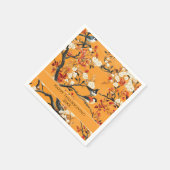 Elegant Fall Chinoiserie Paper Plate Servet (Hoek)