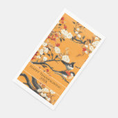 Elegant Fall Chinoiserie Paper Plate Servet (Hoek)