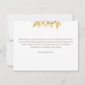 Elegant Fall Colors Eucalyptus Moving Announance (Achterkant)