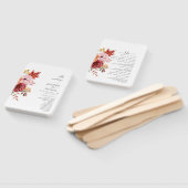 Elegant Fall Leaves Autumn Wedding  Handwaaier (Niet-gemonteerd)