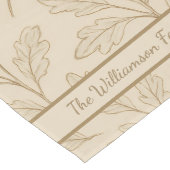 Elegant Fall Leaves | Custom Minimalist Farmhouse Lange Tafelloper (Hoek)