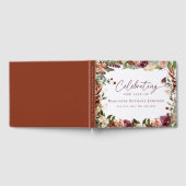 Elegant Fall Memorial Celebration of Life Gastenboek (Volledig)
