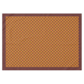 Elegant Fall Plaid Tablecloth Rustic Checkered Art Tafelkleed (Voorkant (Horizontaal))