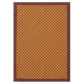 Elegant Fall Plaid Tablecloth Rustic Checkered Art Tafelkleed (Voorkant)