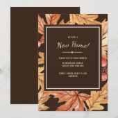 Elegant Fall verlaat nieuwe thuisaankondiging Aankondiging (Voorkant / Achterkant)
