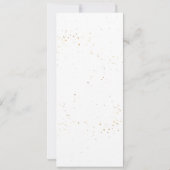 Elegant Fall Wedding Menu Kaart (Achterkant)