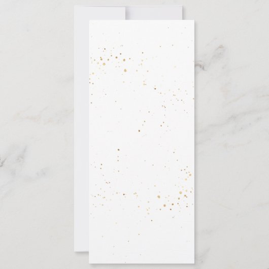 Elegant Fall Wedding Menu Kaart (Achterkant)