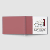 Elegant Falling Stars, Baby shower Gastenboek (Volledig)