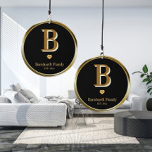 Elegant Familie Monogram Goud
