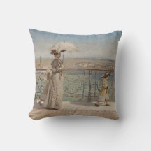 Elegant Familie Wandelen op een Brug in Italië