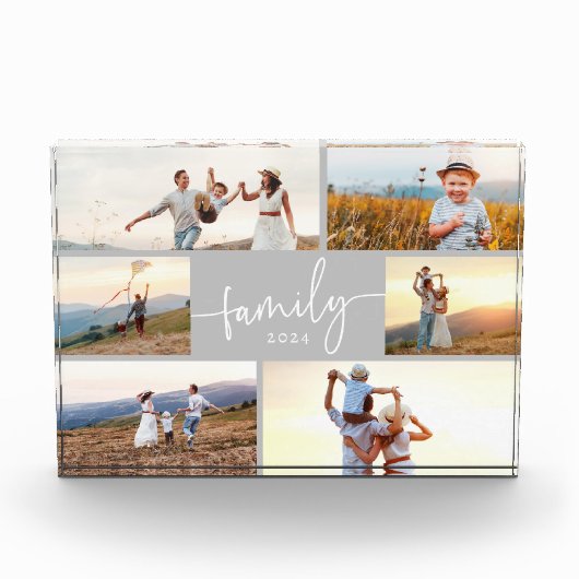 Elegant familiefotoblok fotoblokken (Voorkant)