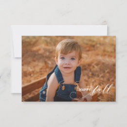 Elegant Family Foto Custom "Happy Herfst"