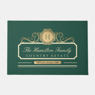 Elegant Family Home Goud Brunswick Heritage Groen Deurmat