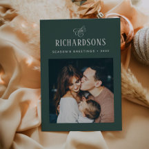 Elegant Family Photo and Name | Groeten van het se