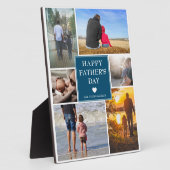 Elegant Family Photo Collage | VADERDAG Fotoplaat (Zijkant)