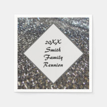 Elegant Family Reunion Black White Annual Dinner