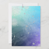 Elegant Fancy 15e verjaardag Quinceañera Kaart (Achterkant)