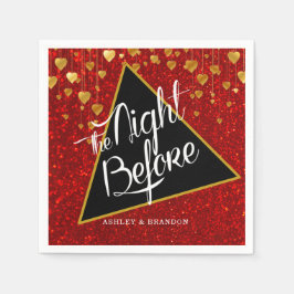 Elegant Fancy glitter de nacht voor Napkin Servet