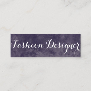 Elegant Fancy lettertype Mini Visitekaartje
