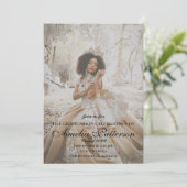 Elegant Fancy met Photo Afstuderen Celebration in Kaart (Staand voorkant)